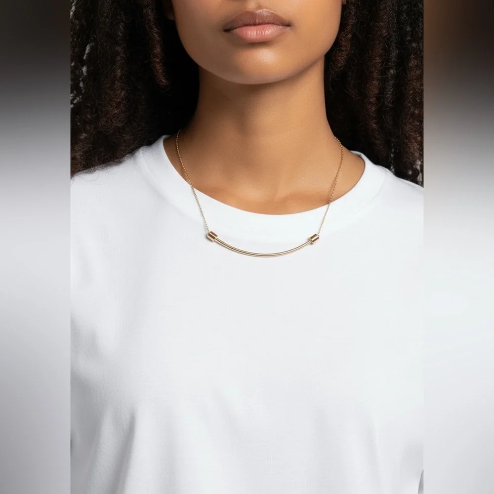 African Artisan Gold Necklace